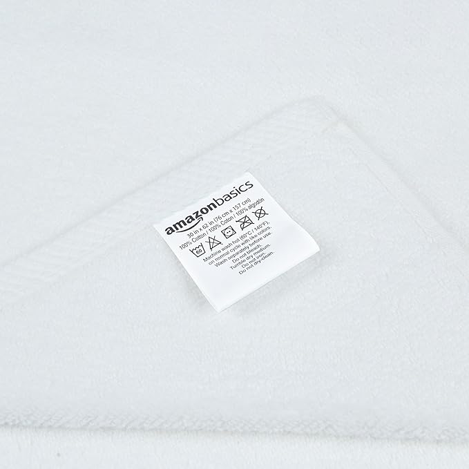 Amazon Basics 2 Piece Quick-Dry Oversize Bath Towel, 100% Cotton - Image 7