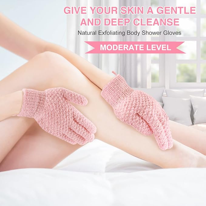 Yiclick Exfoliating Gloves, Body Scrub Exfoliator - Image 5