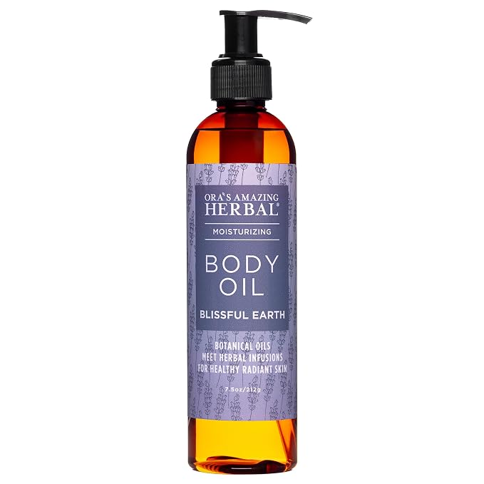 Ora's Amazing Herbal Lavender Bath Oil, Herbal Infused Moisturizing Shower and by OrasAmazingHerbal
