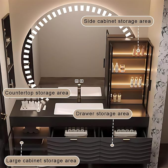 60IN Modern Bathroom Vanity - Image 3