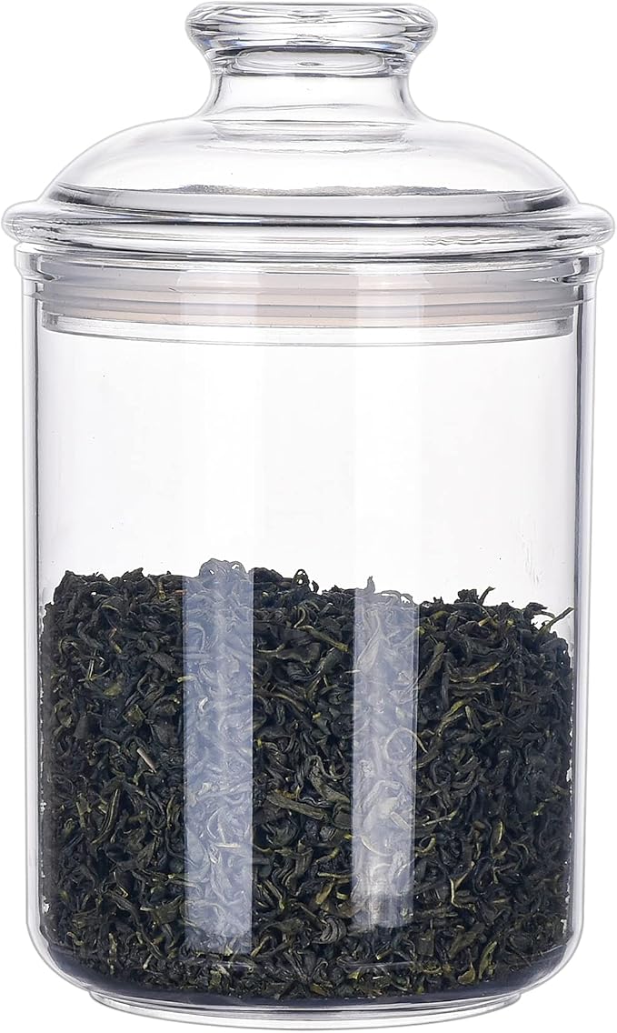 24oz Acrylic Storage Jar, Airtight Lid by IVOOBR