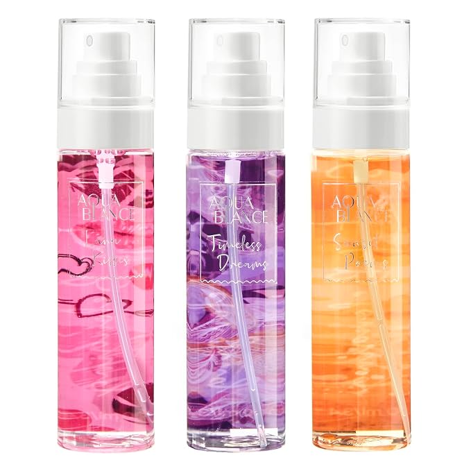 Womens Body Spray, Fragrance Mist Gift Set, Body Spray by AQUABLANCE