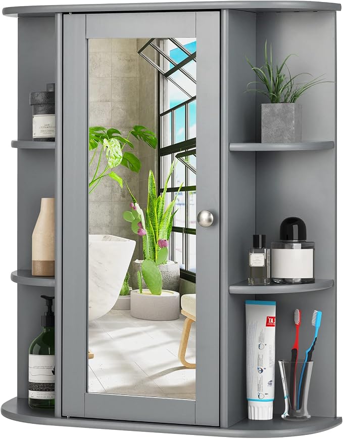 COSTWAY Wall Mounted Bathroom Cabinet by COSTWAY
