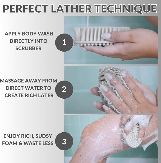 Body Face Scrubber Set Silicone - Image 8