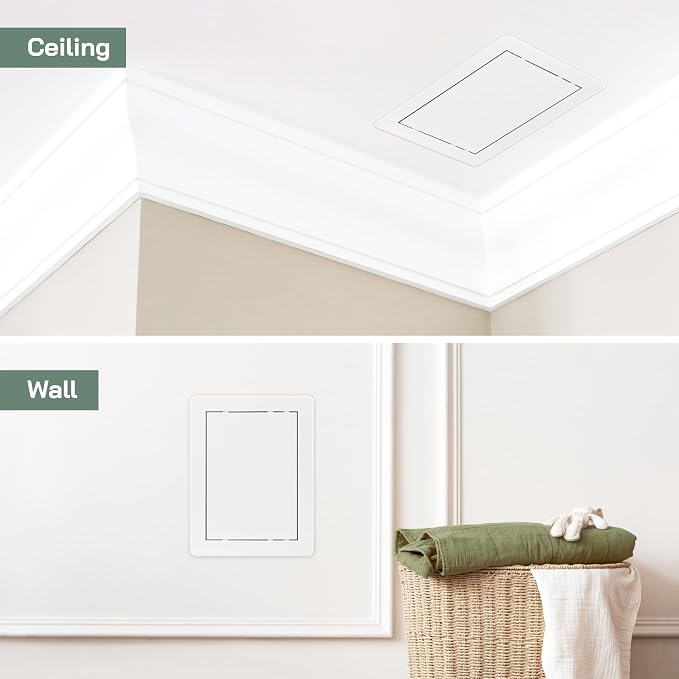 Vent Systems White ABS Plastic Access Panel 6 x 8 Inch - Image 5