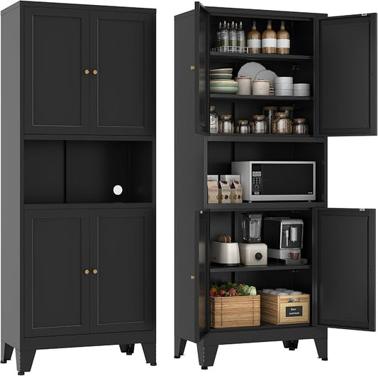 69''Metal Pantry Storage Cabinet by MetalStorageCabient