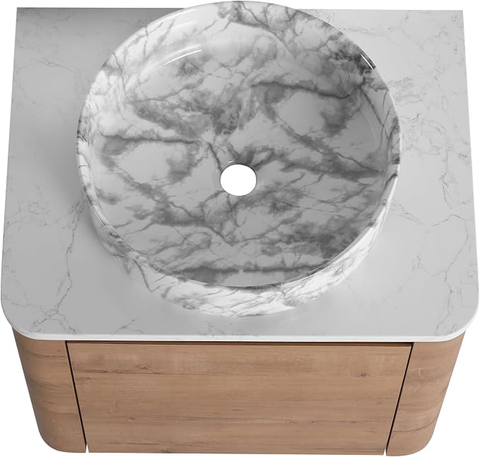 Malwee 24" Floating Bathroom Vanity - Image 7