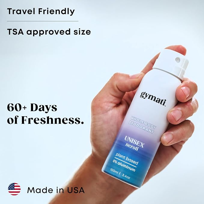 Gymati Fitness Body Deodorant Spray Aluminum Free - Image 6