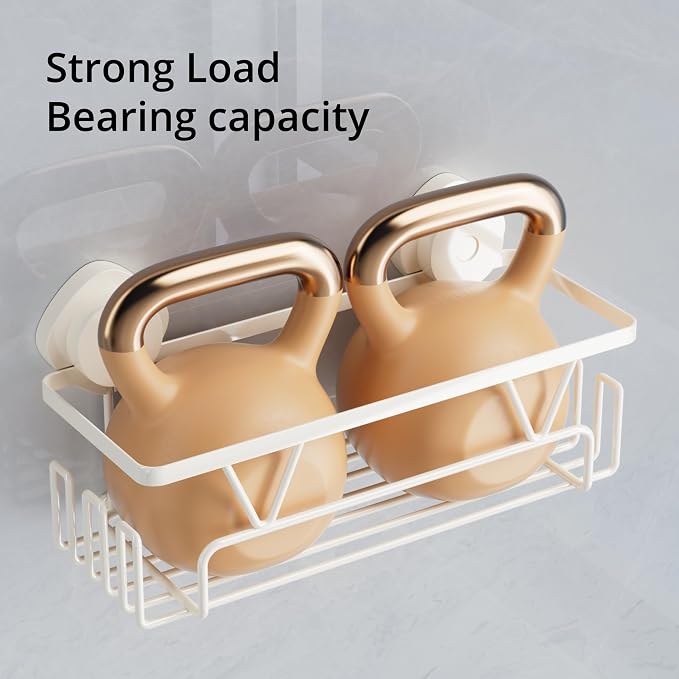 KEGII Shower Caddy Suction Cup – 3 Pack Suction Bathroom Organizer Shelf - Image 5