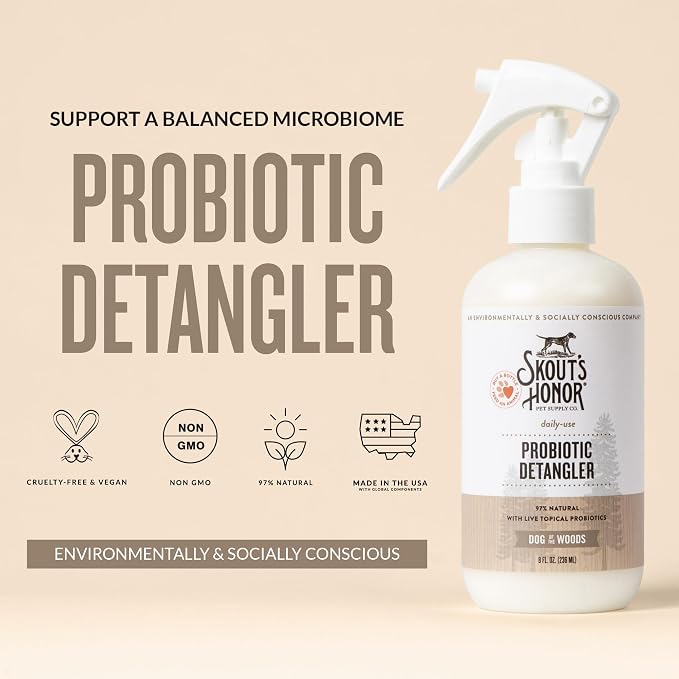 Skout's Honor Probiotic Pet Detangler Spray - Image 2