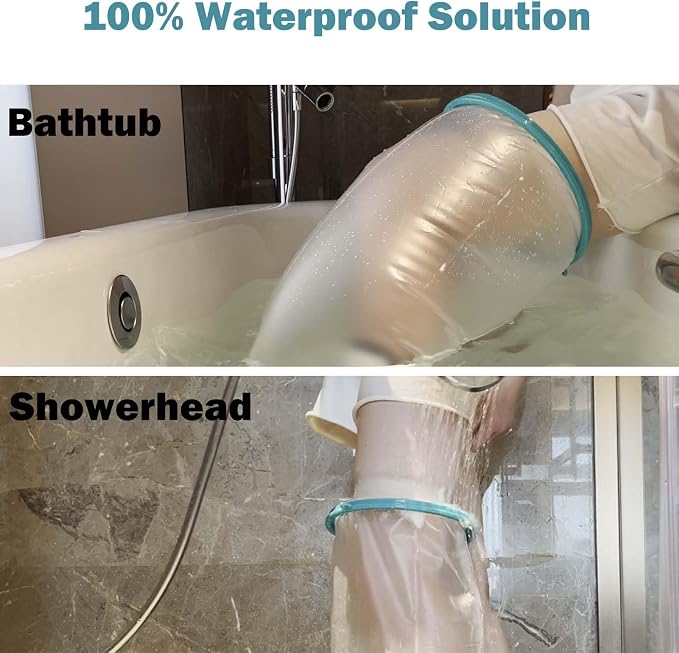 Cast Covers for Shower Leg, Waterproof Cast Cover for Showering, Cast Protector - Image 2