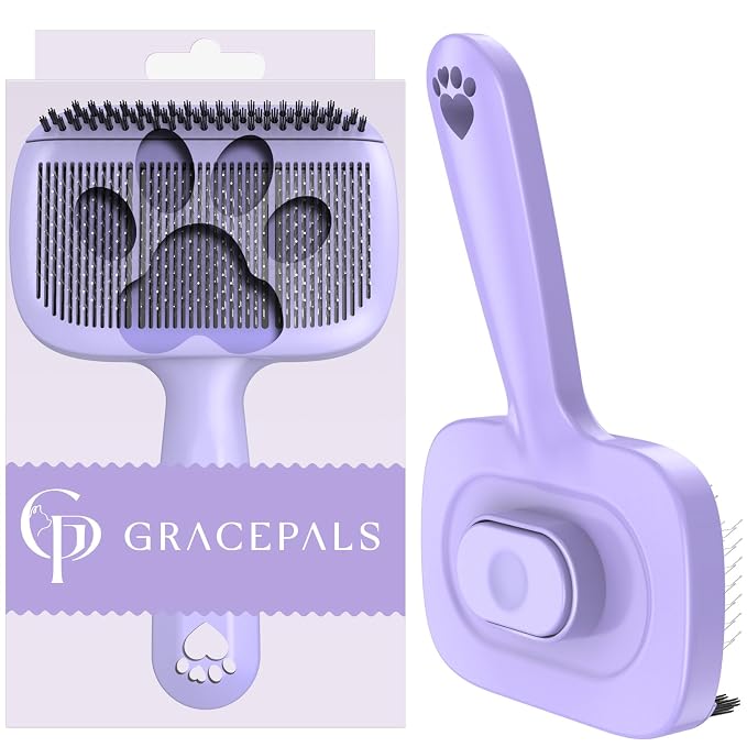 Self Cleaning Dog Brush for Shedding by Unknown