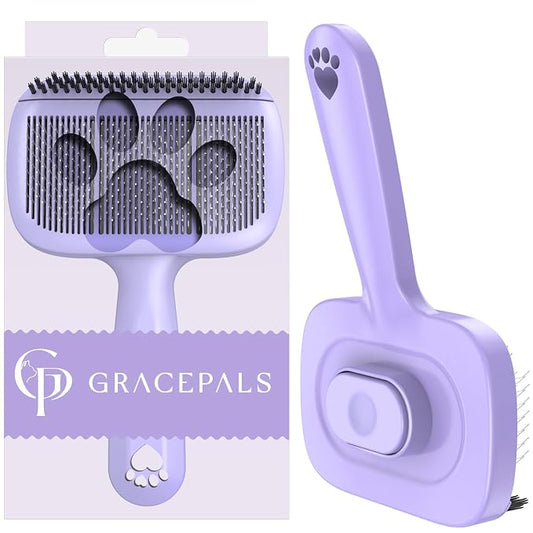 Self Cleaning Dog Brush for Shedding by Unknown