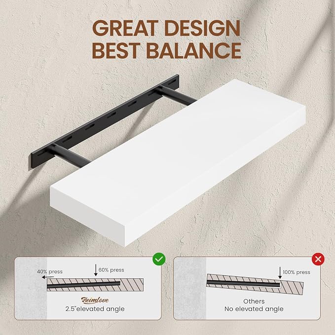 Heimlove 24 inch Floating Shelves - Image 6