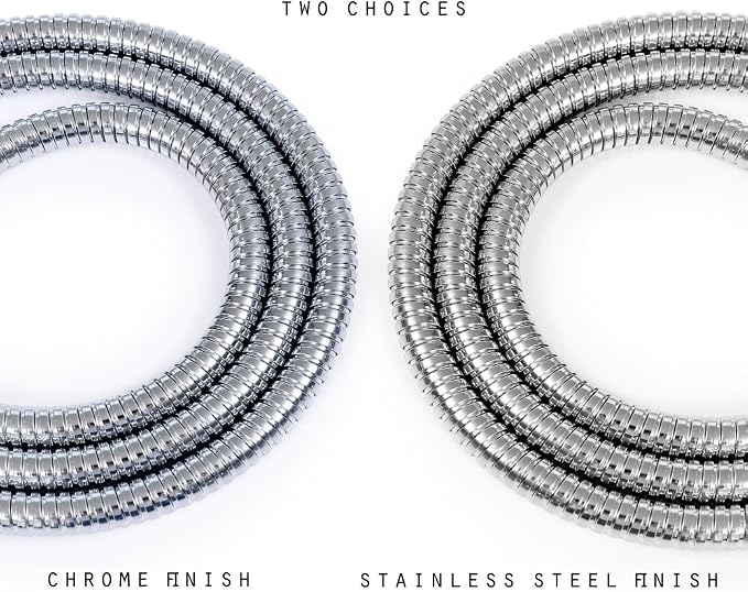 Shower Hose Replacement, 72-inch 304 Stainless Steel Extra Long Hand Held - Image 6