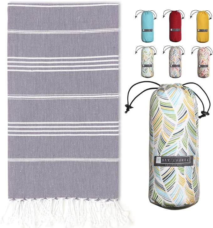 BAY LAUREL Turkish Beach Towel by BayLaurel