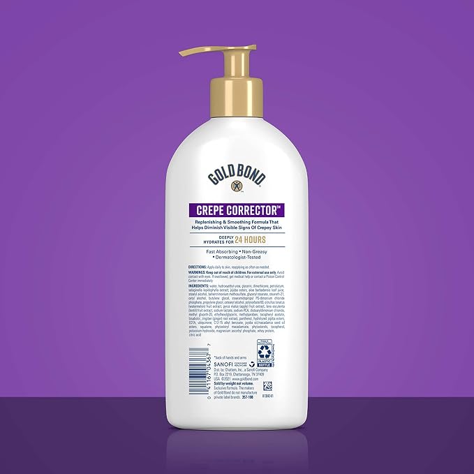 Gold Bond Age Renew Crepe Corrector Body & Face Lotion, Replenishing & - Image 2