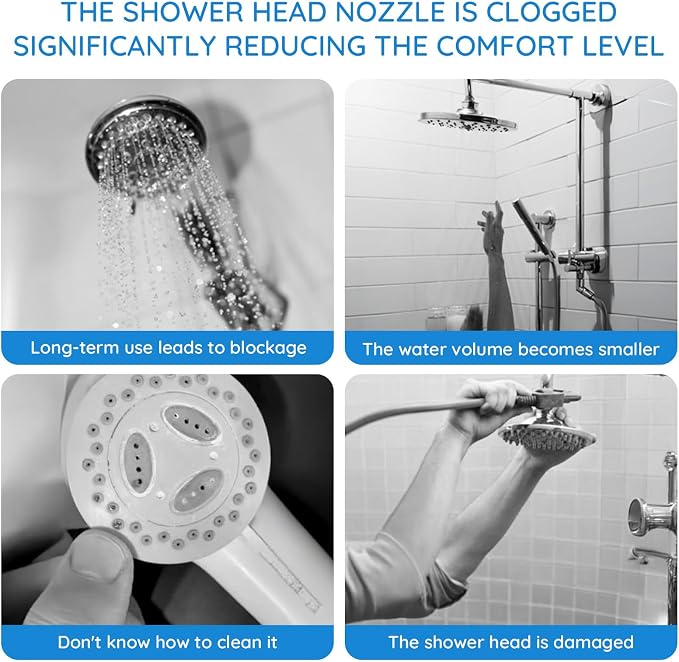 Shower Head Cleaning Brush and Gap Hole Anti-Clogging Cleaner Tool Set - Image 3