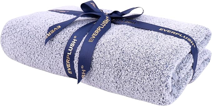 Everplush Diamond Collection Oversized Bath Towel – 1 Pieces, Super Soft & by Everplush