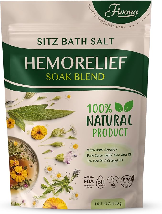 Hemorrhoid Treatment Sitz Bath Salt by Fivona