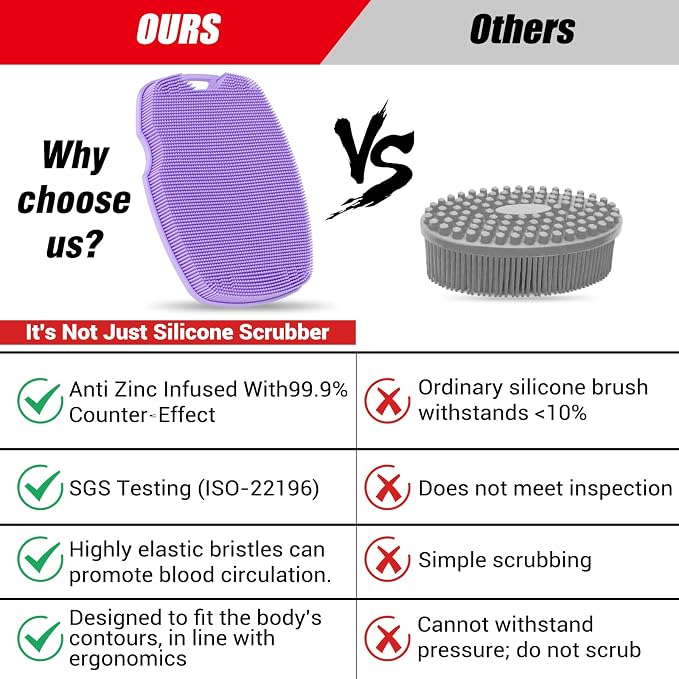 Silicone Body Scrubber - Image 2