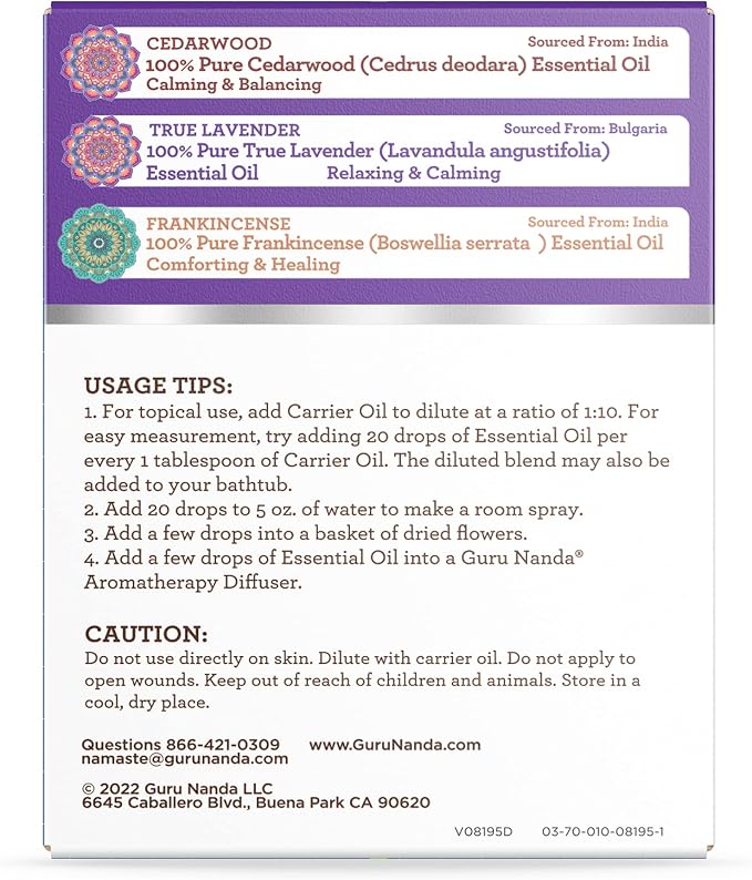 GuruNanda Sleep Essential Oil Set - Image 8