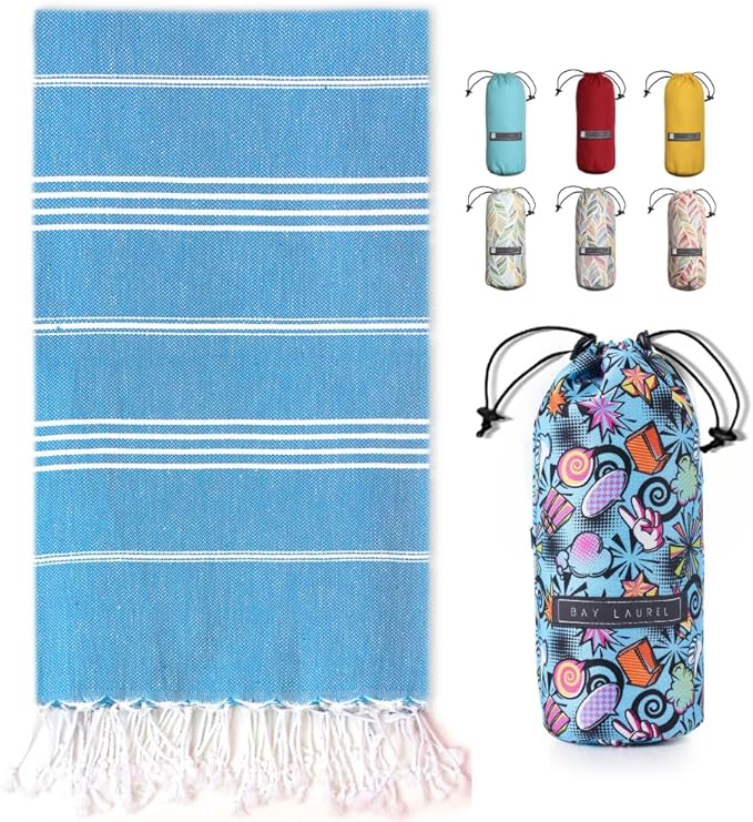 BAY LAUREL Turkish Beach Towel by BayLaurel