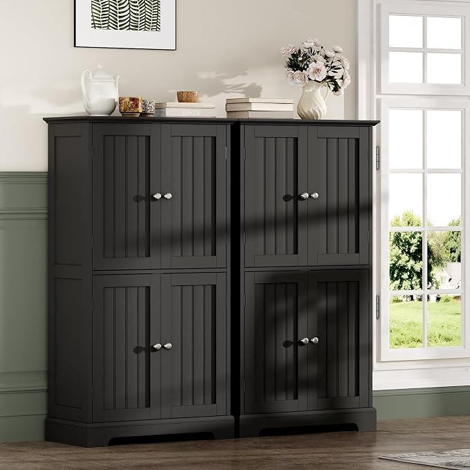 ChooChoo Bathroom Floor Cabinet, Modern Bathroom Storage Cabinet - Image 7