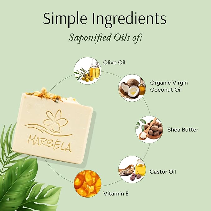Marbela Cosmetics Wild Jasmine Handmade Soap Bar - Image 3