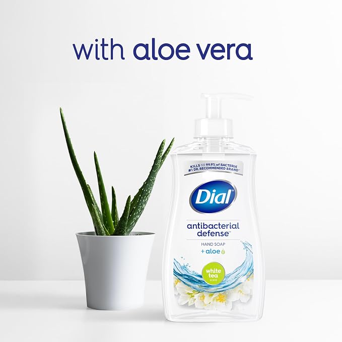 Dial Antibacterial Defense Liquid Hand Soap + Aloe, 11 Fl Oz, - Image 5