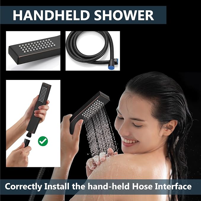 Aolemi Shower Faucet Set Rain Shower System - Image 4