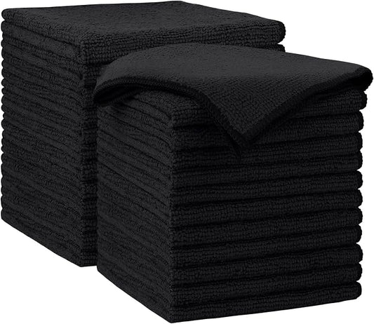 AIDEA Microfiber Cleaning Cloth-24PK, Soft Microfiber Towels by AIDEAHOME