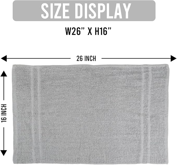 Hand Towels Grey Economy Salon Towels - Image 2