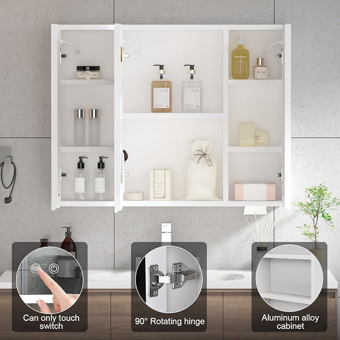 Lighted Bathroom Medicine Cabinet - Image 5