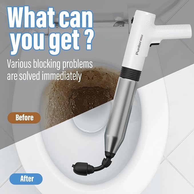 Electric Toilet Plunger, Unclog In One Shot, Remover - Image 6