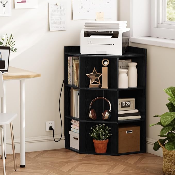 Corner Cabinet, Wooden Cube Storage - Image 5