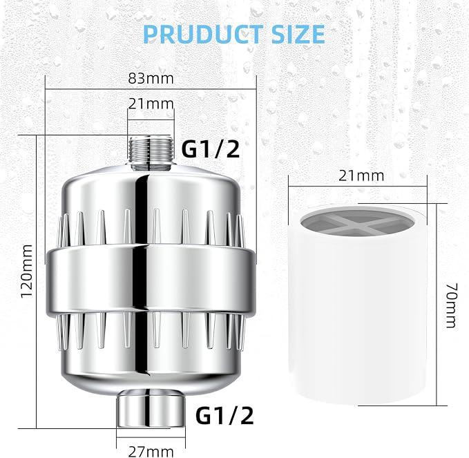Shower Head Filter for Hard Water - Image 8