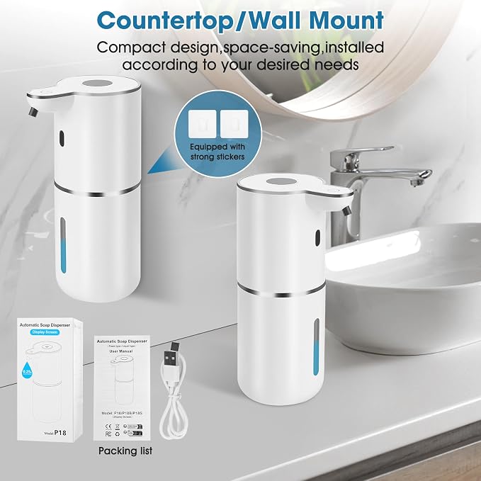 2 Pack Automatic Soap Dispenser, Upgraded 2025 Automatic Liquid Soap Dispenser - Image 5