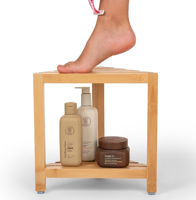 ATALIA Corner Shower Stool for Inside Shower by ATALIA