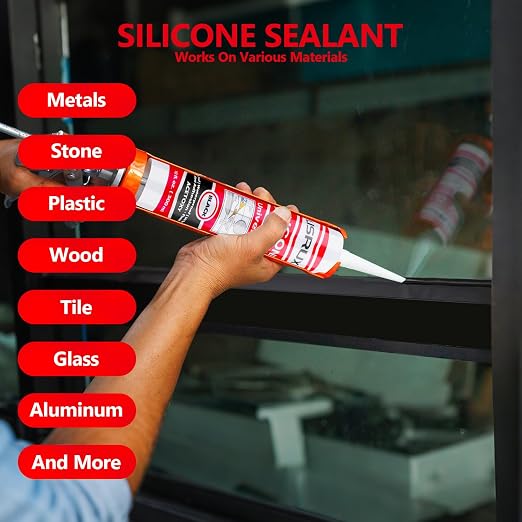 Black RTV Advanced Silicone Sealant & Caulk, 100% Silicone Black Caulking - Image 2