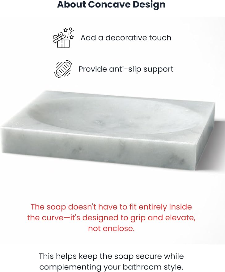 Marble Soap Dish for Shower - Image 3