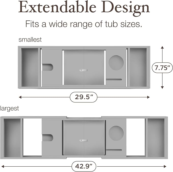 Wooden Bathtub Tray - Image 7