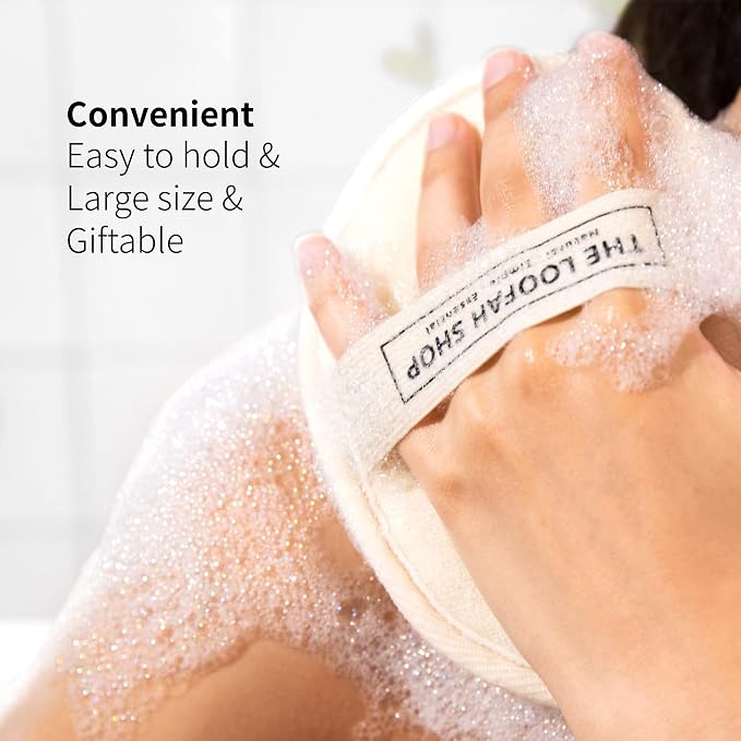 Bath Loofah Sponge, Exfoliating Body Scrubber, Shower Luffa - Image 4