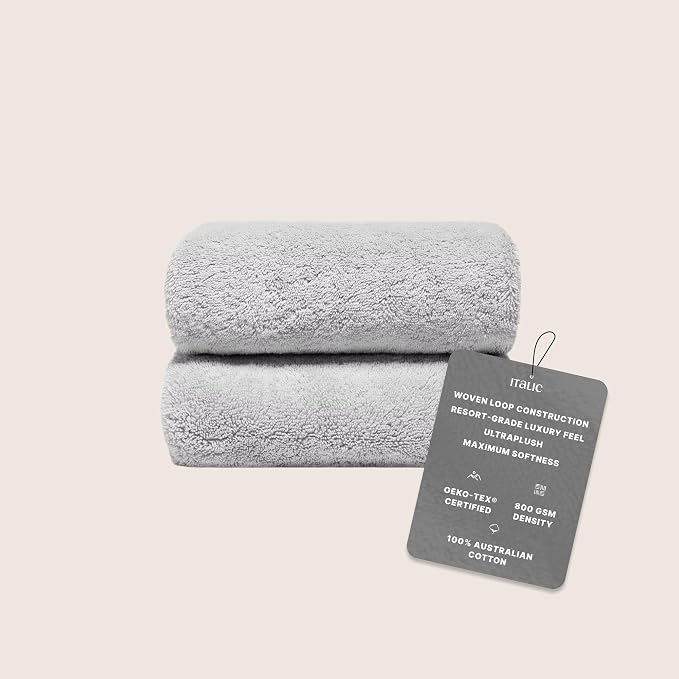 Italic Ultraplush 100% Australian Cotton Bath Sheets - Image 2