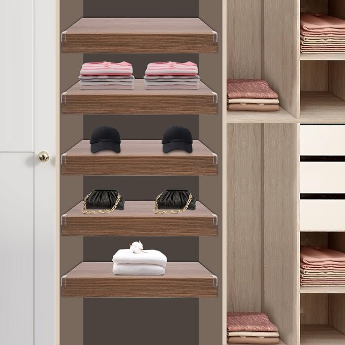 33 Inch Floating Shelves for Wall, 16 Inch Deep Hanging Shelf, Large Display & - Image 5
