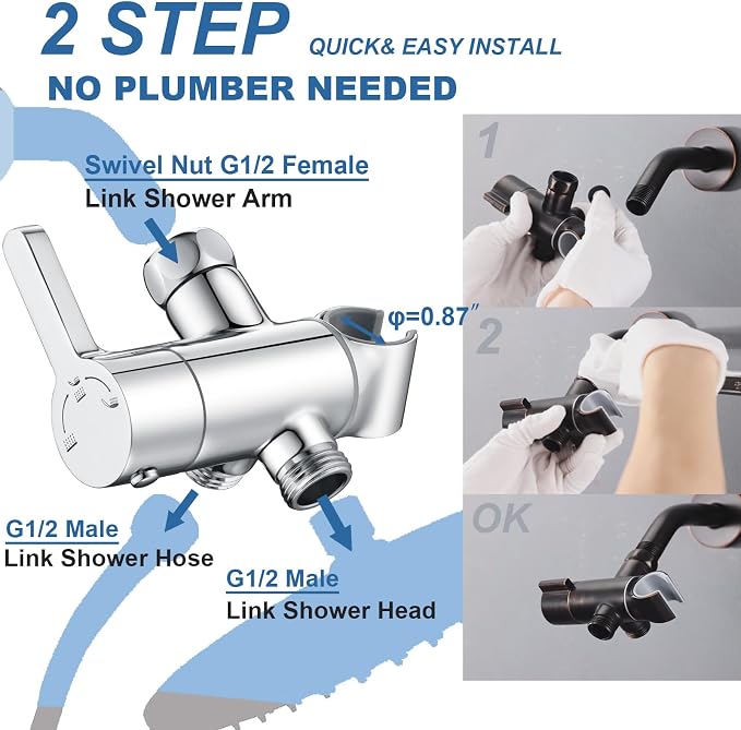 3 Way Shower Diverter Valve - Image 6