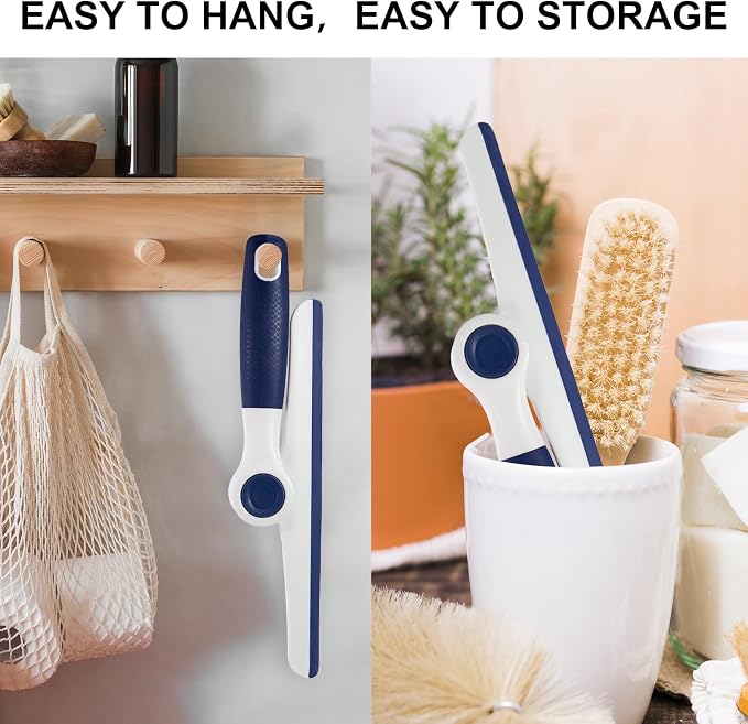 9.5" Foldable Window Squeegee, Handheld Squeegee - Image 6