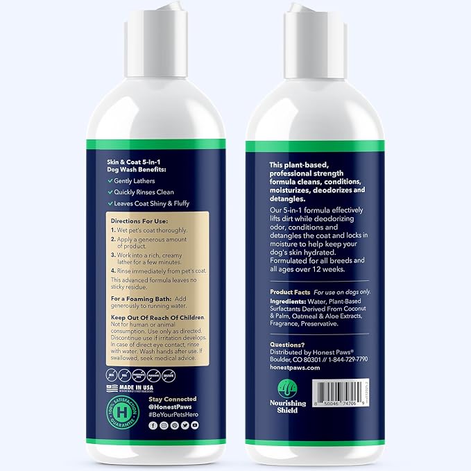 Honest Paws Dog Shampoo and Conditioner - Image 7