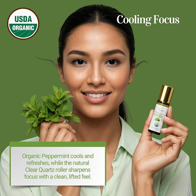 BodyJ4You Peppermint Essential Oil Roll On - Image 3