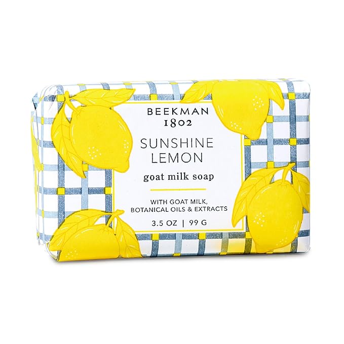 Beekman 1802 Goat Milk Body Soap Bar, Sunshine Lemon by Beekman1802